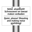 Stilte, alsjeblieft! Schreeuwen /.../ - Quiet, please! Shouting and making /.../
