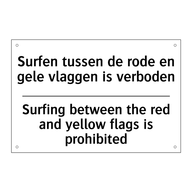 Surfen tussen de rode en gele /.../ - Surfing between the red and yellow /.../