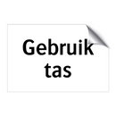 Gebruik tas