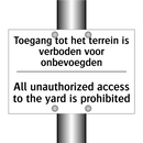 Toegang tot het terrein is verboden /.../ - All unauthorized access to the /.../