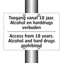 Toegang vanaf 18 jaar. Alcohol /.../ - Access from 18 years. Alcohol /.../