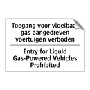 Toegang voor vloeibaar gas aangedreven /.../ - Entry for Liquid Gas-Powered Vehicles /.../