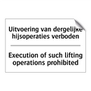 Uitvoering van dergelijke hijsoperaties /.../ - Execution of such lifting operations /.../