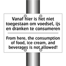 Vanaf hier is het niet toegestaan /.../ - From here, the consumption of /.../
