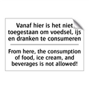 Vanaf hier is het niet toegestaan /.../ - From here, the consumption of /.../