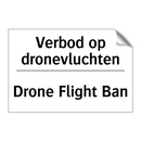 Verbod op dronevluchten - Drone Flight Ban