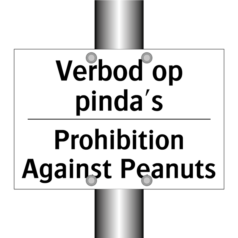 Verbod op pinda's - Prohibition Against Peanuts