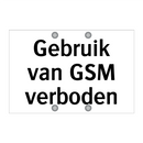 Gebruik van GSM verboden