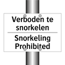 Verboden te snorkelen - Snorkeling Prohibited