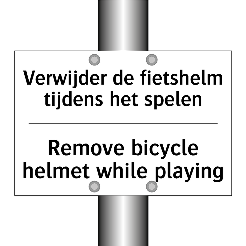 Verwijder de fietshelm tijdens /.../ - Remove bicycle helmet while playing/.../