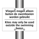 Vliegers mogen alleen buiten de /.../ - Kites may only be used outside /.../