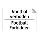 Voetbal verboden - Football Forbidden
