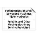 Vorkheftrucks en ander bewegend /.../ - Forklifts and Other Moving Machinery /.../