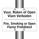 Vuur, Roken of Open Vlam Verboden/.../ - Fire, Smoking or Open Flame Prohibited/.../