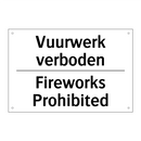 Vuurwerk verboden - Fireworks Prohibited