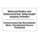 Werkzaamheden voor bodemsanering: /.../ - Contaminated Soil Remediation /.../