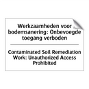 Werkzaamheden voor bodemsanering: /.../ - Contaminated Soil Remediation /.../