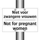 Niet voor zwangere vrouwen - Not for pregnant women