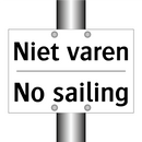 Niet varen - No sailing