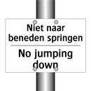 Niet naar beneden springen - No jumping down