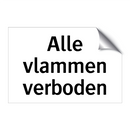 Alle vlammen verboden