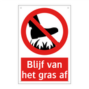 Blijf van het gras af