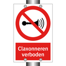 Claxonneren verboden
