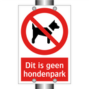 Dit is geen hondenpark