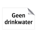 Geen drinkwater