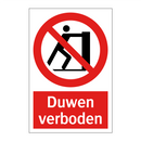 Duwen verboden