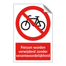 Fietsen worden verwijderd zonder verantwoordelijkheid