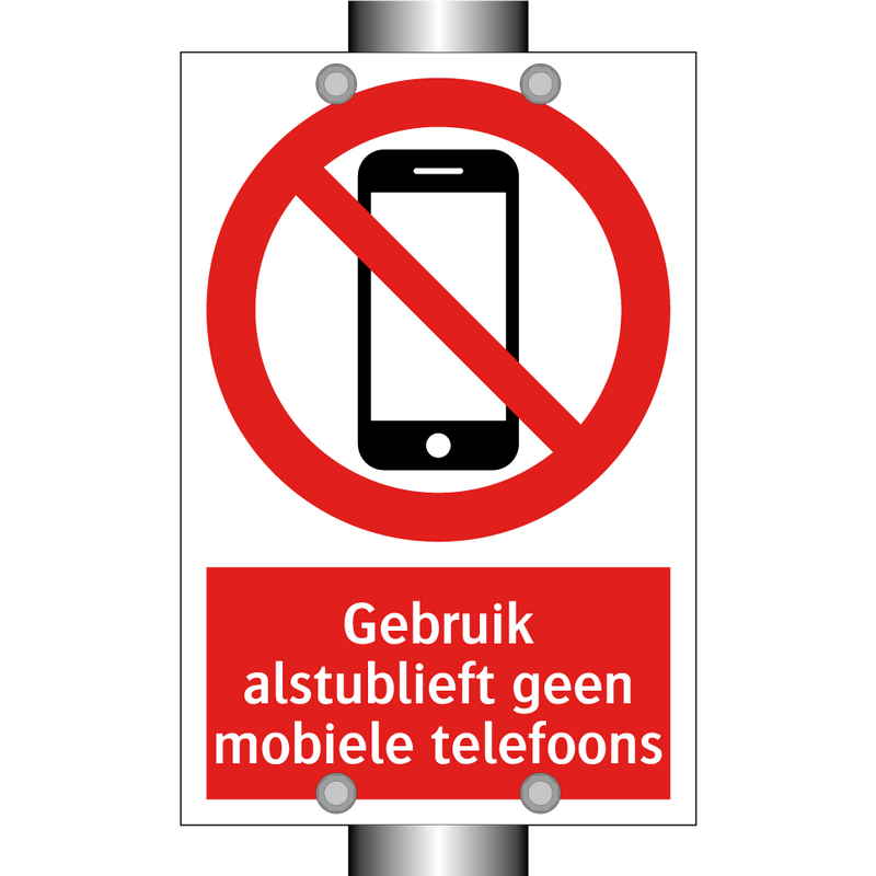 Gebruik alstublieft geen mobiele telefoons