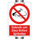 Gebruik van Data Brillen Verboden