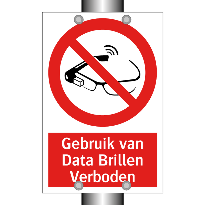 Gebruik van Data Brillen Verboden