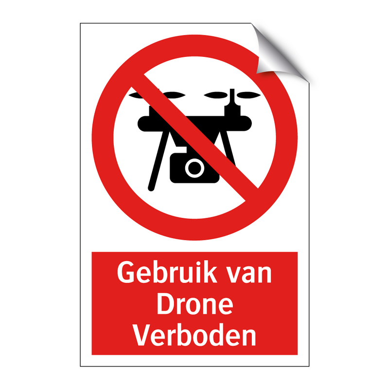 Gebruik van Drone Verboden