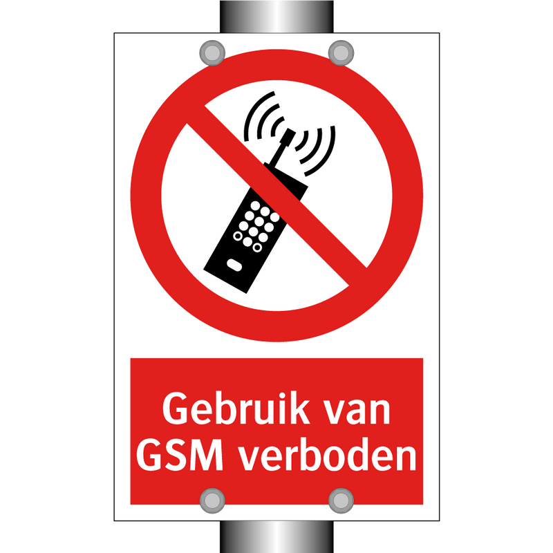 Gebruik van GSM verboden
