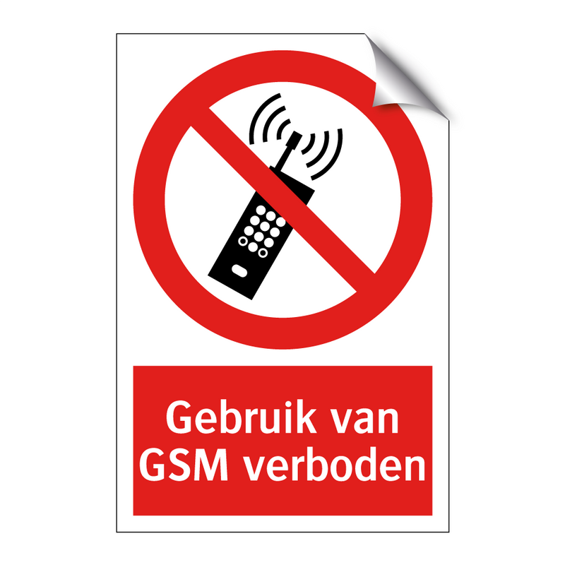 Gebruik van GSM verboden