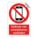Gebruik van smartphones verboden