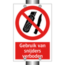Gebruik van snijders verboden