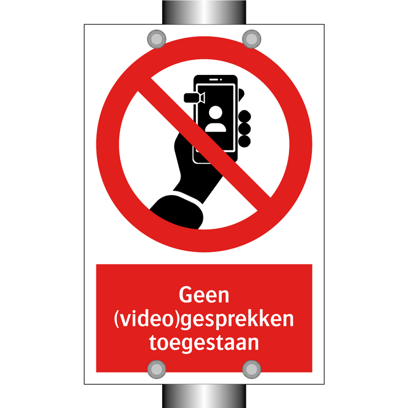 Geen (video)gesprekken toegestaan