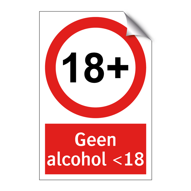 Geen alcohol <18