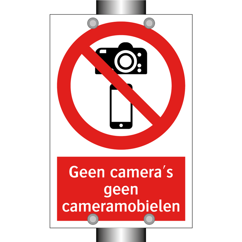 Geen camera's geen cameramobielen