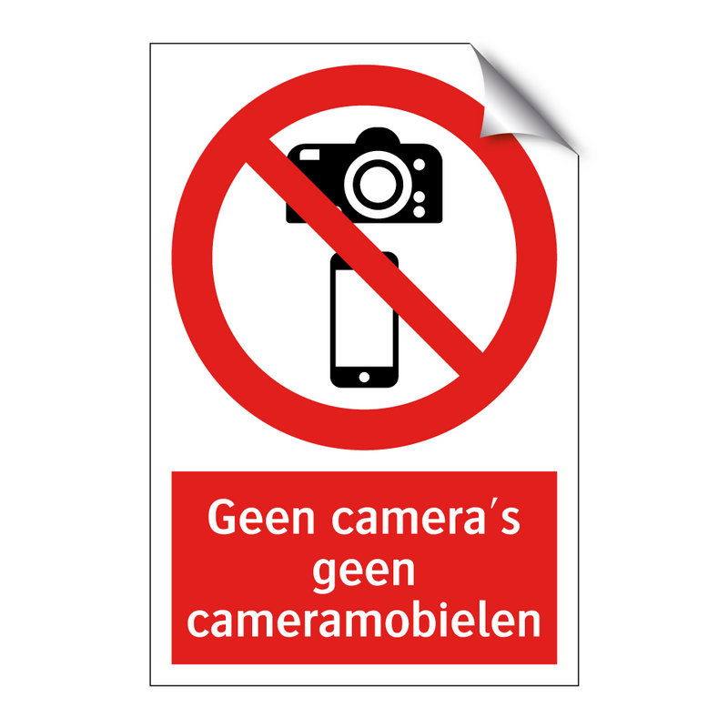 Geen camera's geen cameramobielen