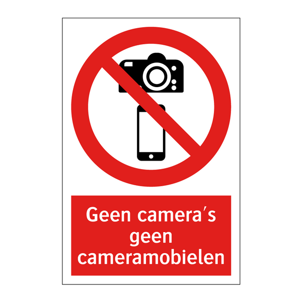 Geen camera's geen cameramobielen