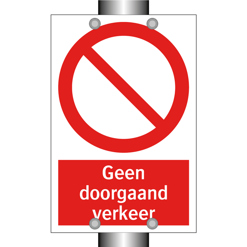 Geen doorgaand verkeer
