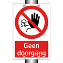 Geen doorgang