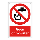 Geen drinkwater