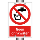 Geen drinkwater