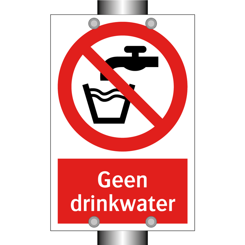 Geen drinkwater