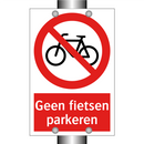 Geen fietsen parkeren
